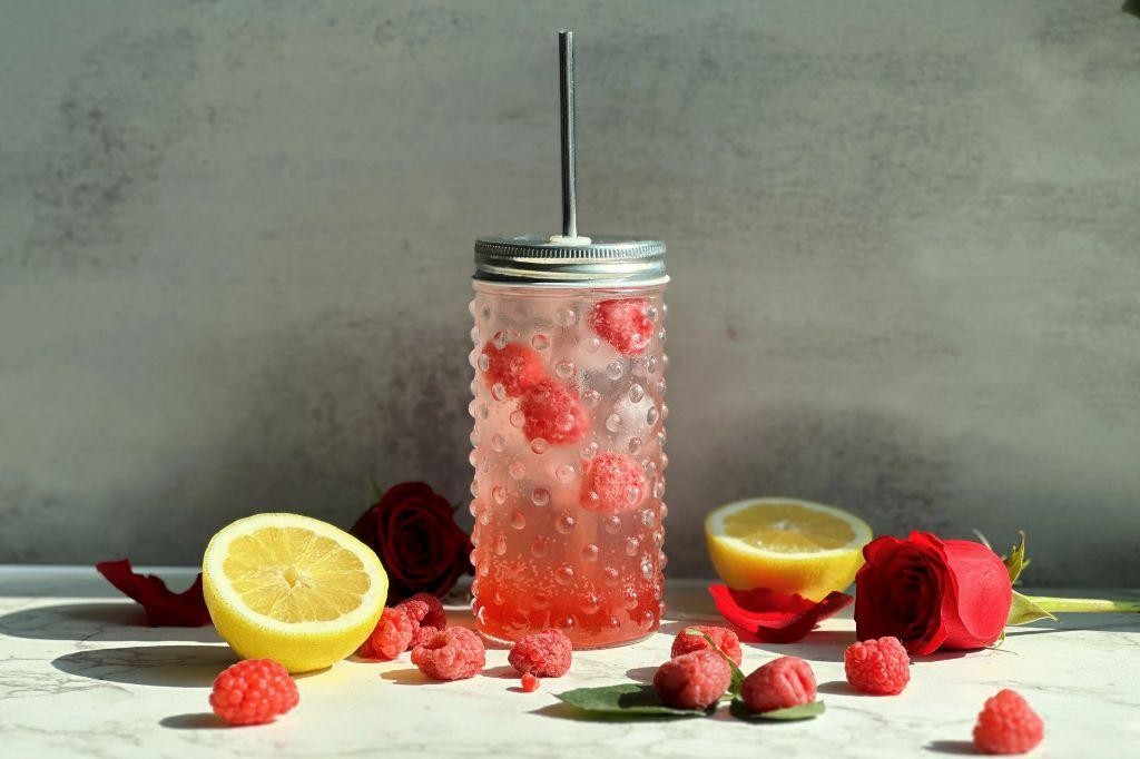 Raspberry Rosemary Soda