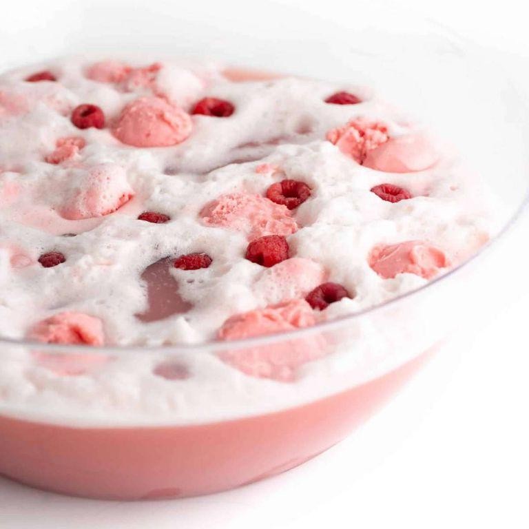 Raspberry Sherbet Punch