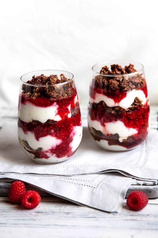 Raspberry Yogurt Parfait