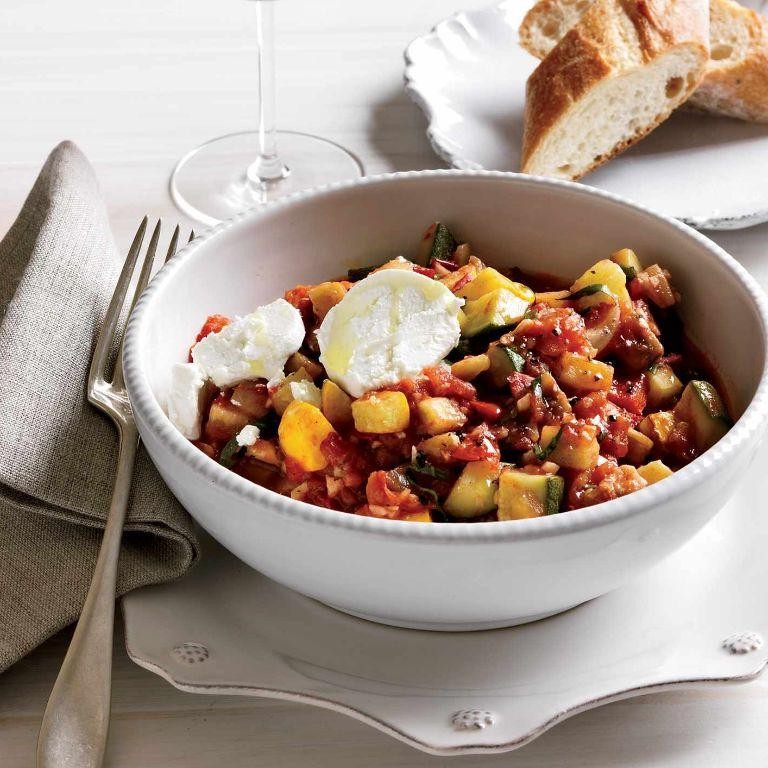 Ratatouille with Goat Cheese
