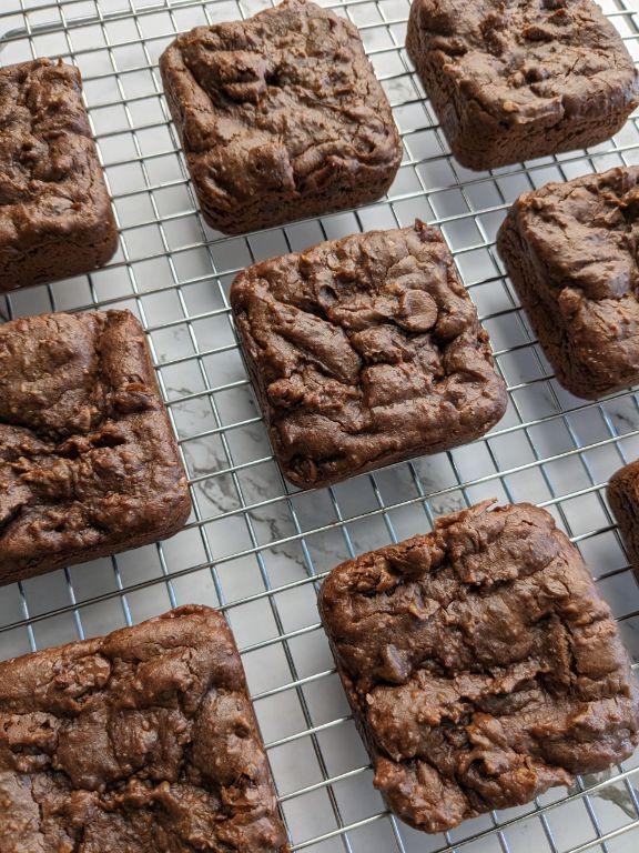 Red Bean and Chocolate Brownies