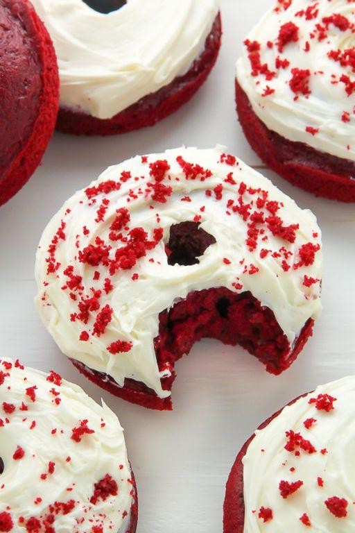 Red Velvet Baked Donuts