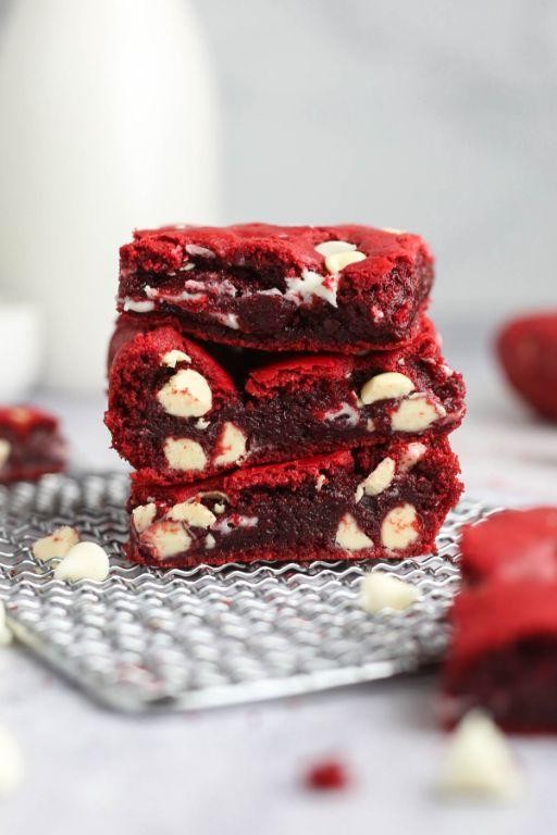 Red Velvet Cake Mix Brownies
