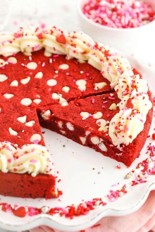 Red Velvet Cookie Cake
