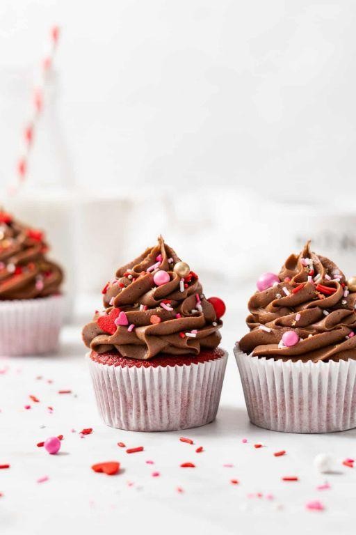 Red Velvet Cupcakes with Espresso Frosting
