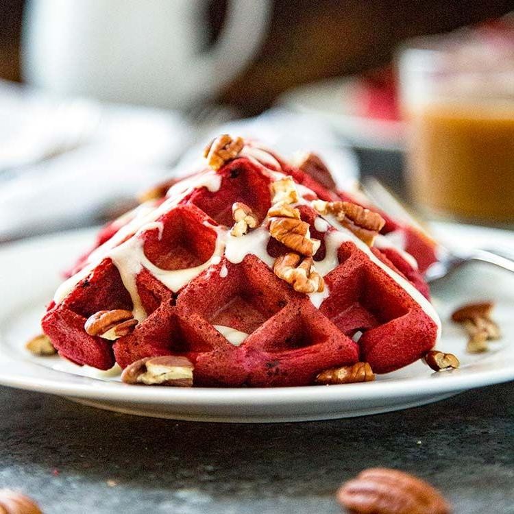 Red Velvet Waffles
