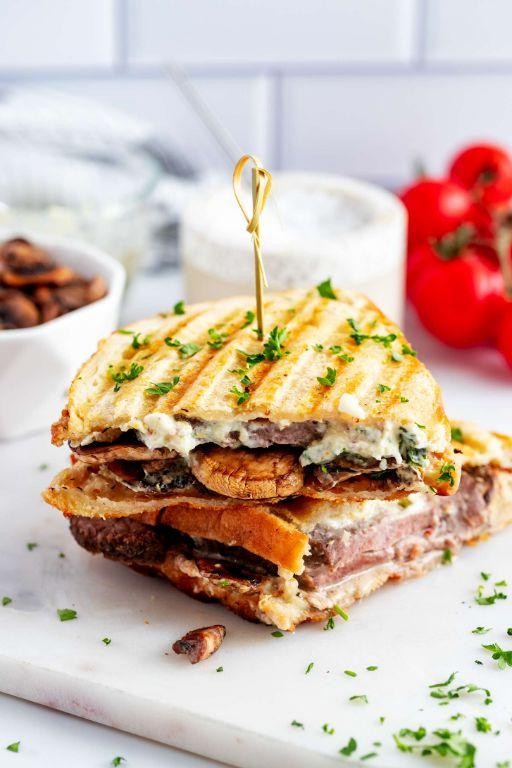Roast Beef and Horseradish Panini