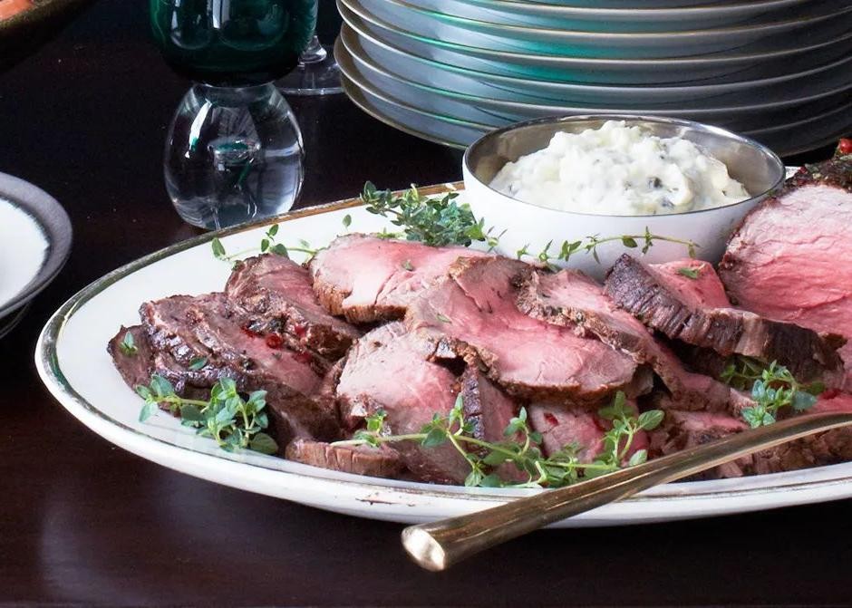 Roast Beef with Horseradish Cream Sauce