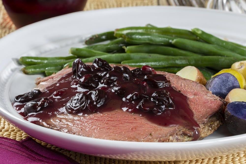 Roast Beef with Red Currant Jelly Glaze