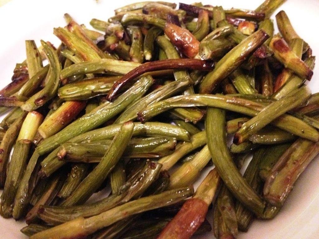 Roasted Garlic Scapes