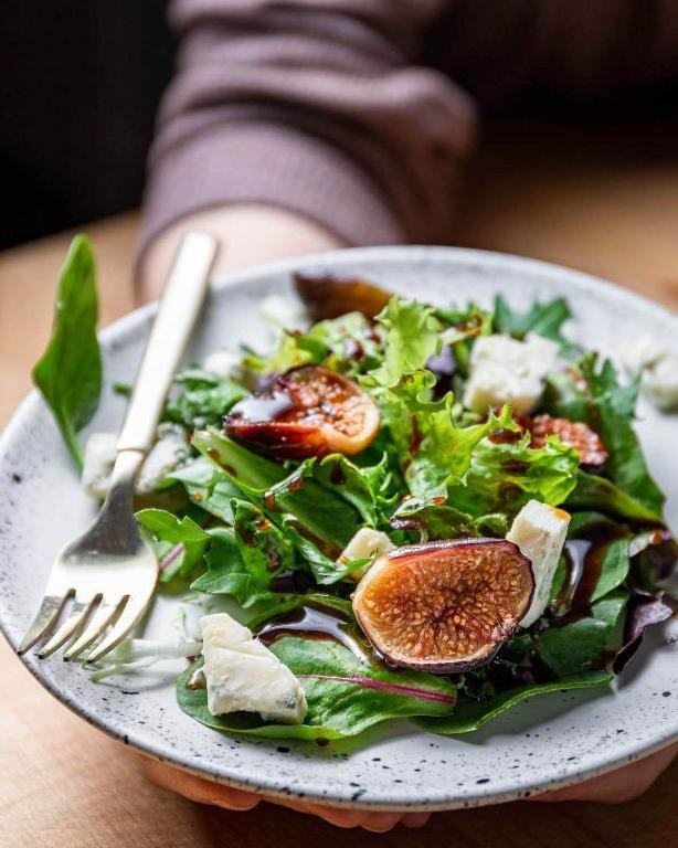 Roasted Green Fig Salad