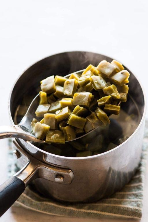 Roasted Nopales with Garlic and Herbs