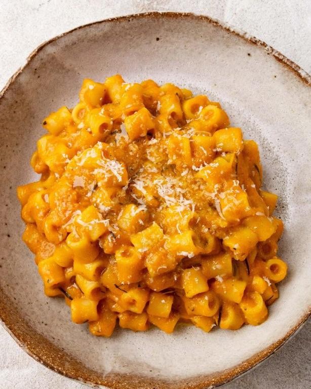 Roasted Pumpkin and Garlic Pasta