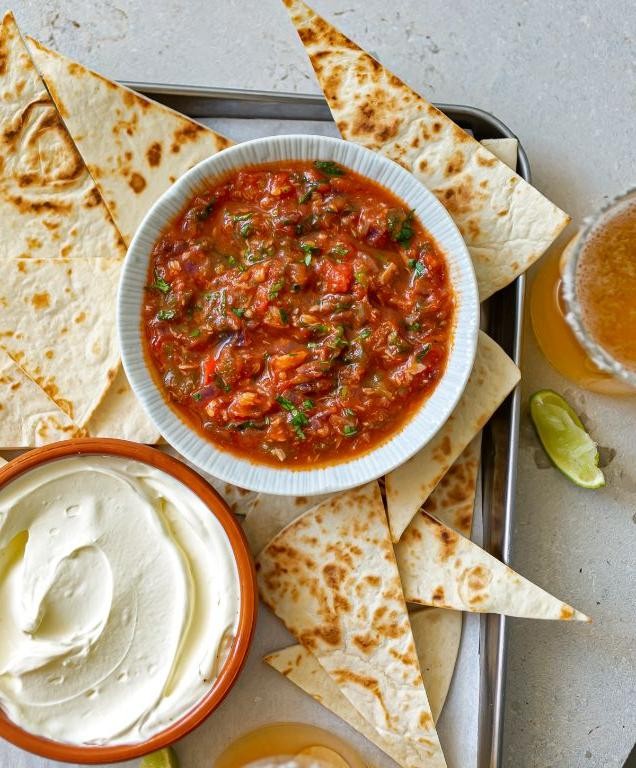 Roasted Tomato and Garlic Salsa