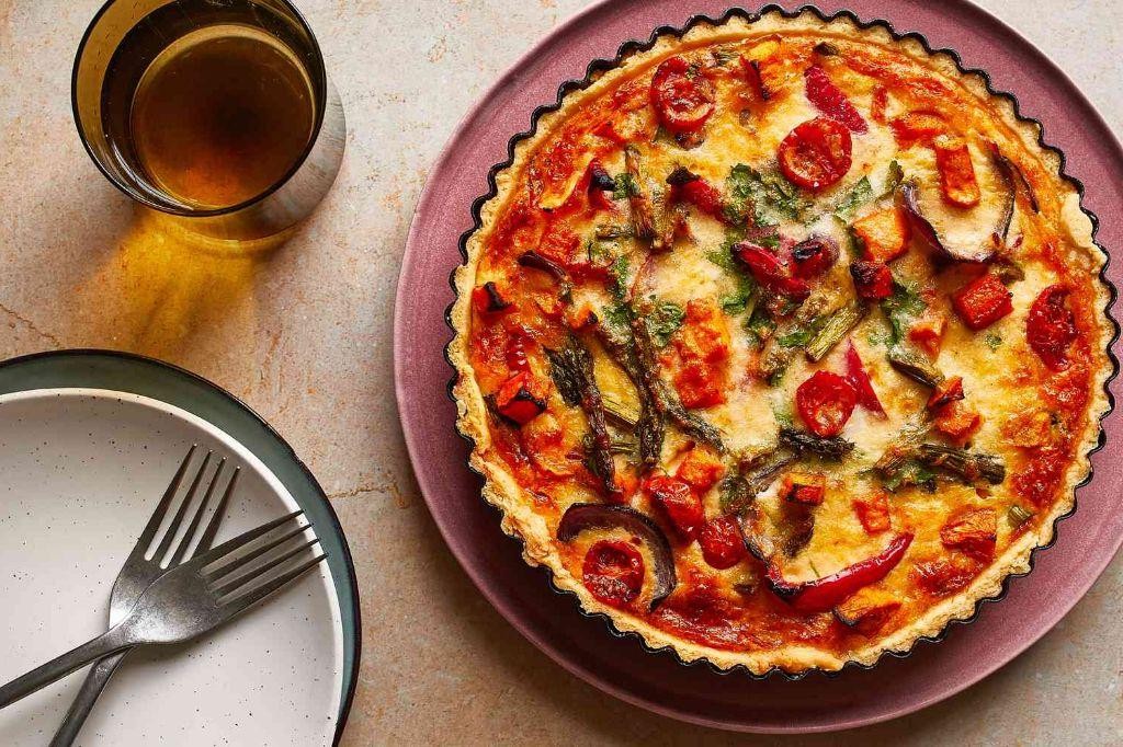 Roasted Vegetable Quiche