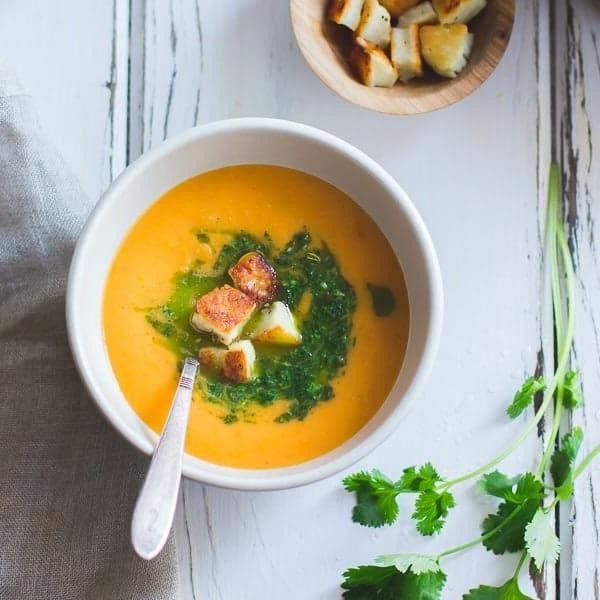 Roasted Yellow Tomato Soup