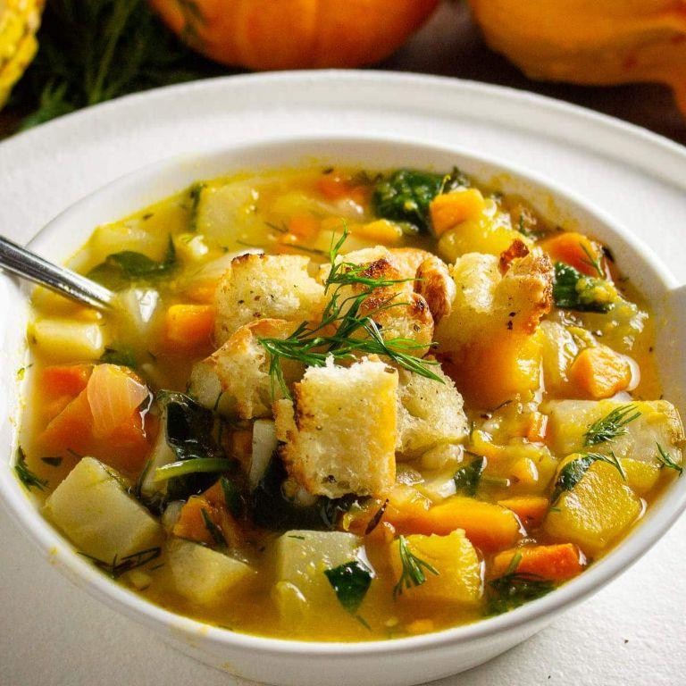 Root Vegetable Bone Broth Soup
