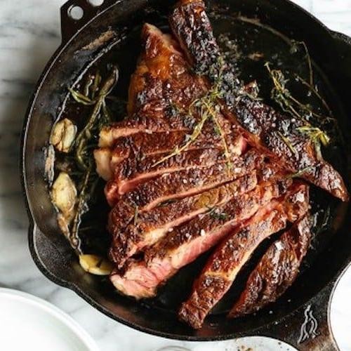 Rosemary Garlic Ribeye Steak