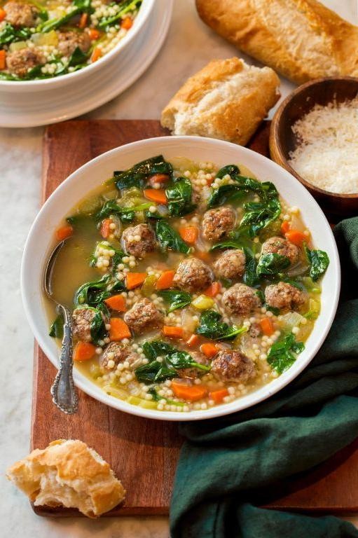 Rustic Wedding Soup with Root Vegetables