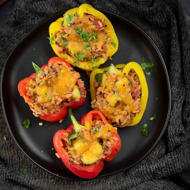 Salmon Stuffed Peppers