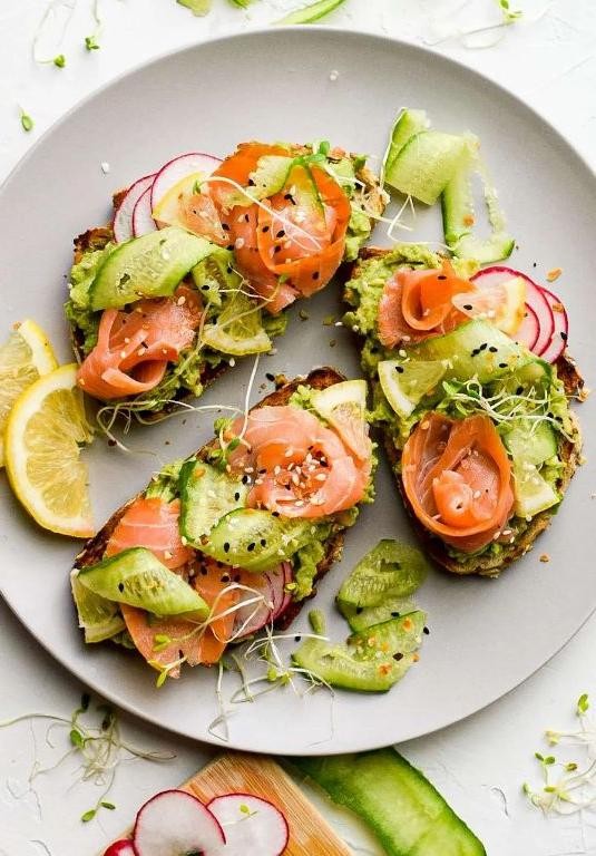 Salmon and Avocado Toast