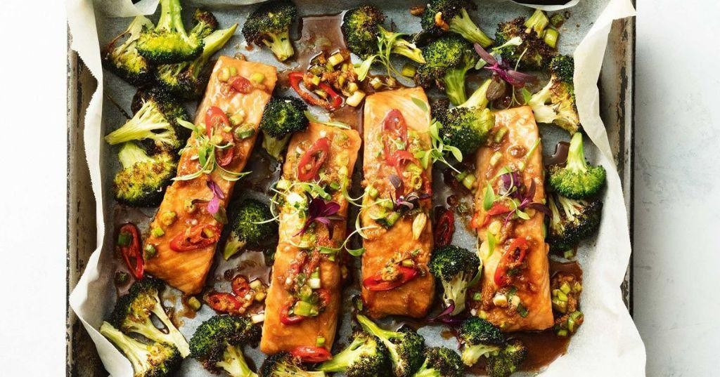 Salmon and Broccoli Bake
