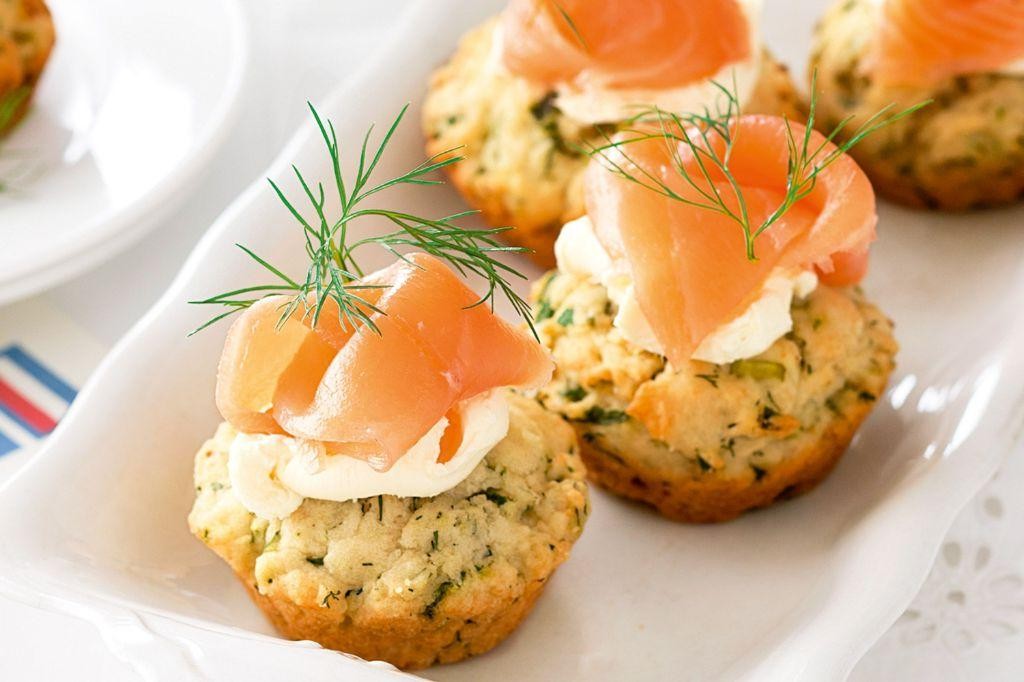 Salmon and Cheese Muffins