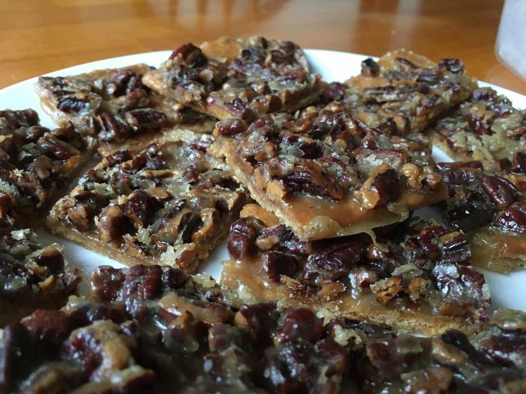 Salt Caramel Pecan Bars
