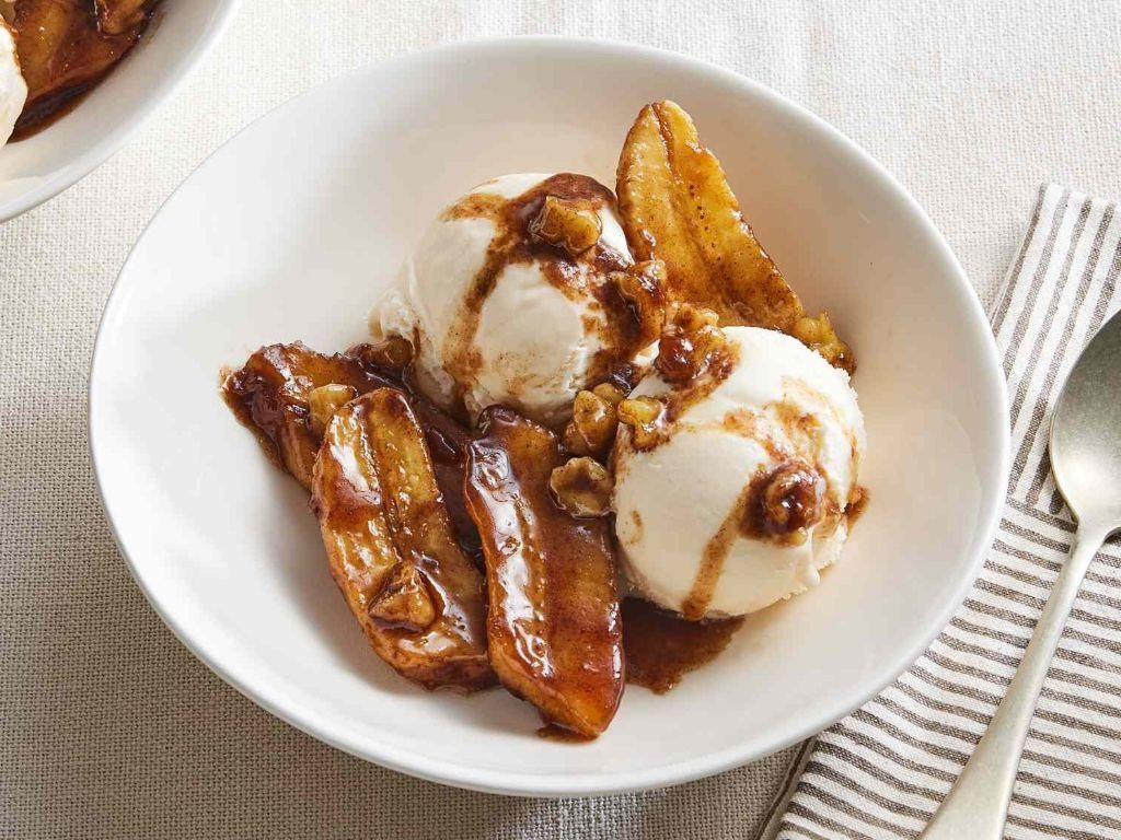 Sambuca Caramelized Bananas