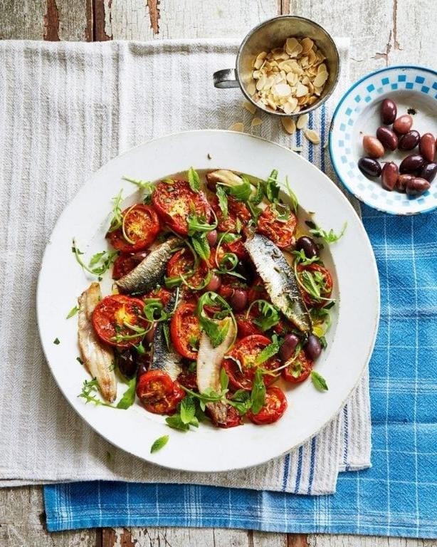 Sardine and Tomato Salad with Basil
