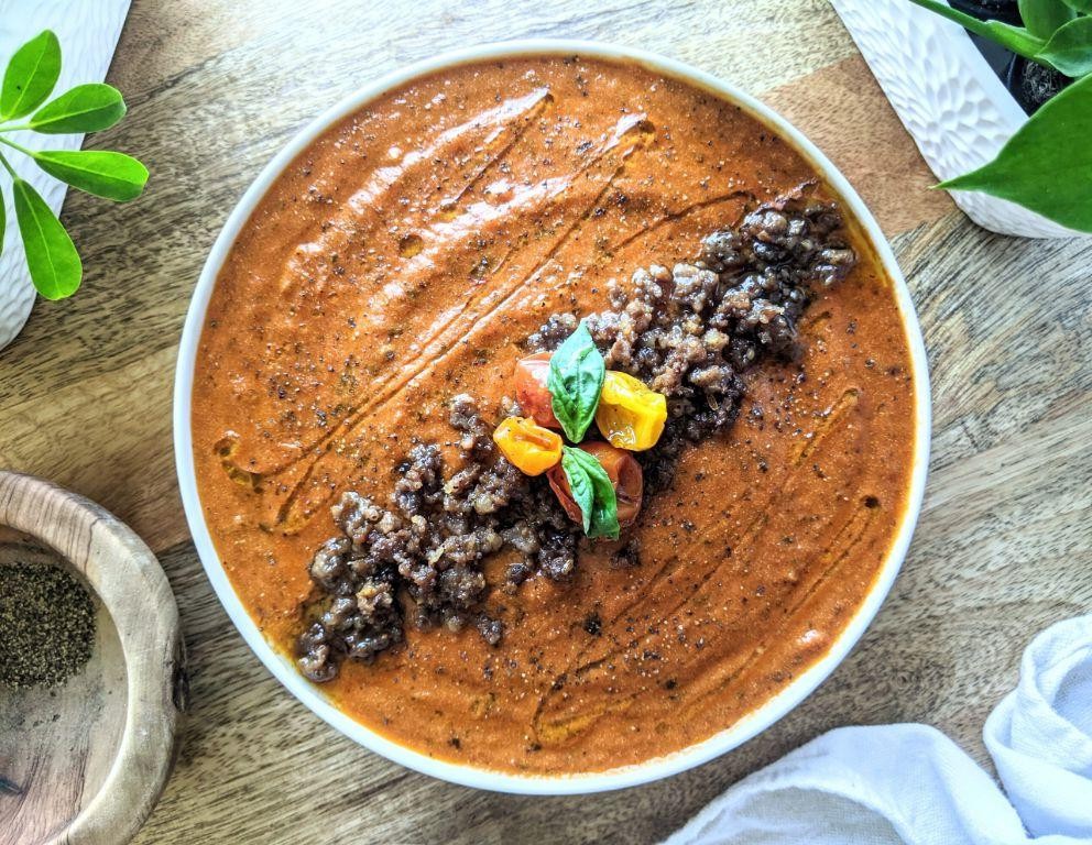 Sausage and Tomato Basil Soup