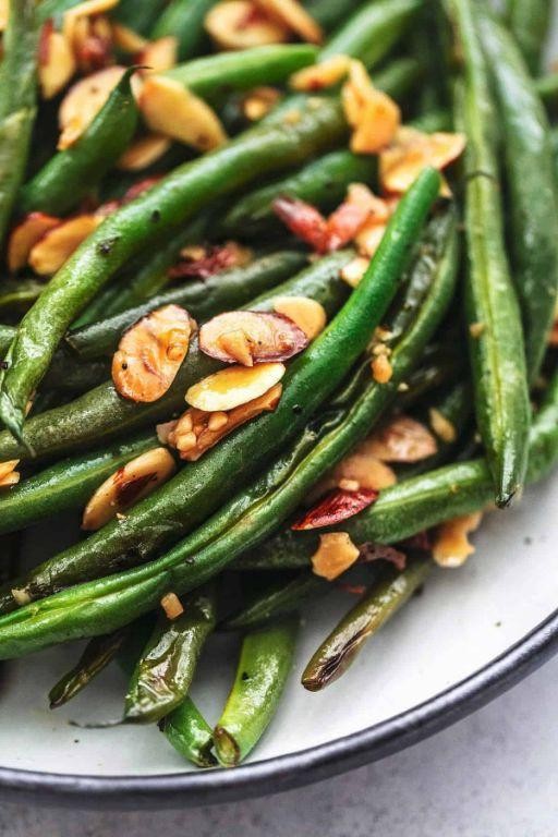 Sauteed Fresh Green Beans with Almonds