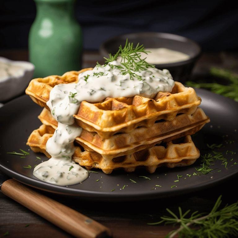 Savory Cheese and Herb Gluten-Free Waffles