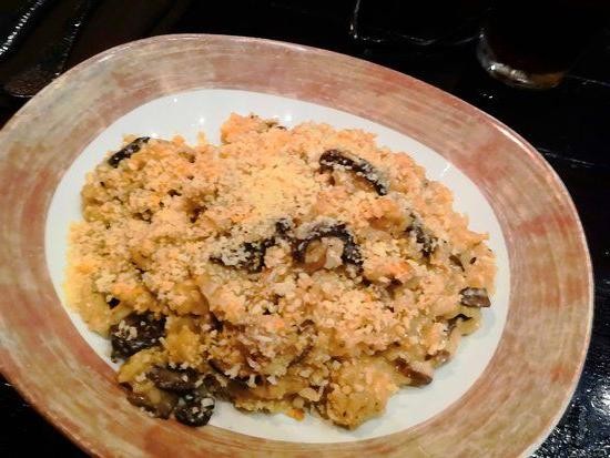Savory Chocolate and Mushroom Risotto
