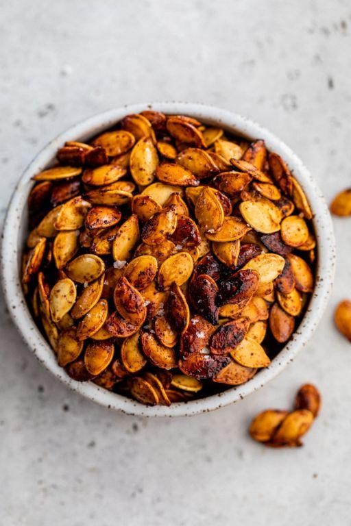 Savory Herb Roasted Pumpkin Seeds