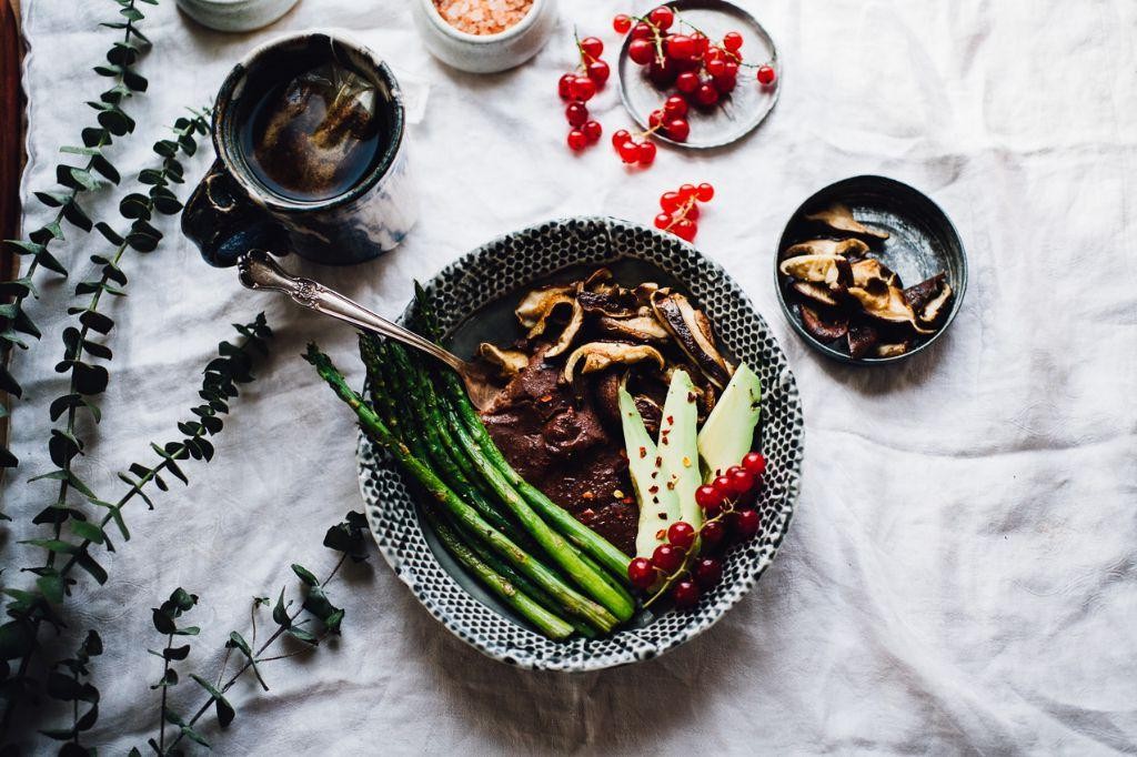 Savory Teff Porridge with Mushrooms