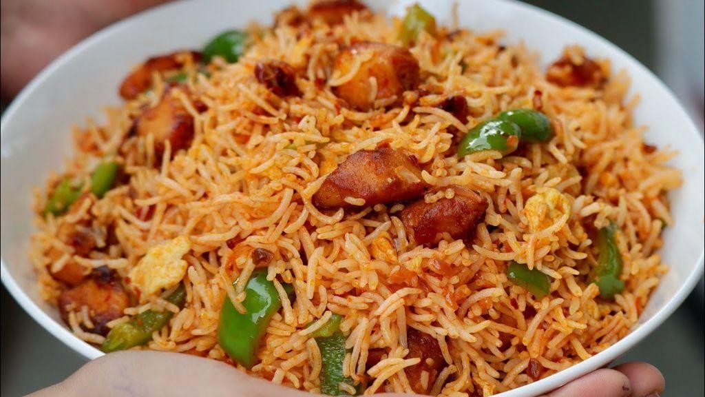 Schezuan Chicken Fried Rice