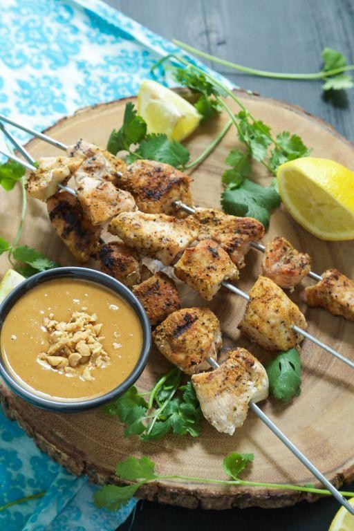 Schezuan Chicken Kebabs