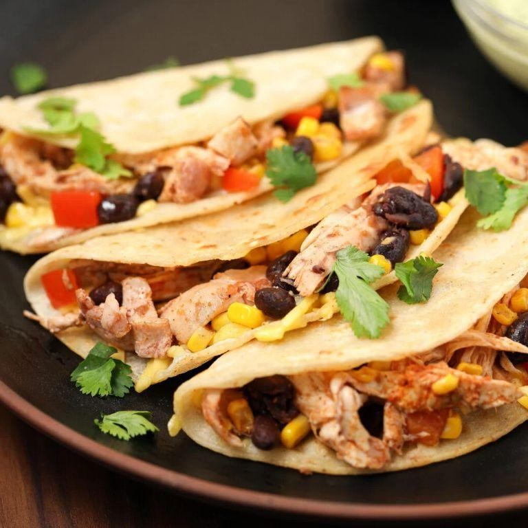 Schezuan Chicken Tacos