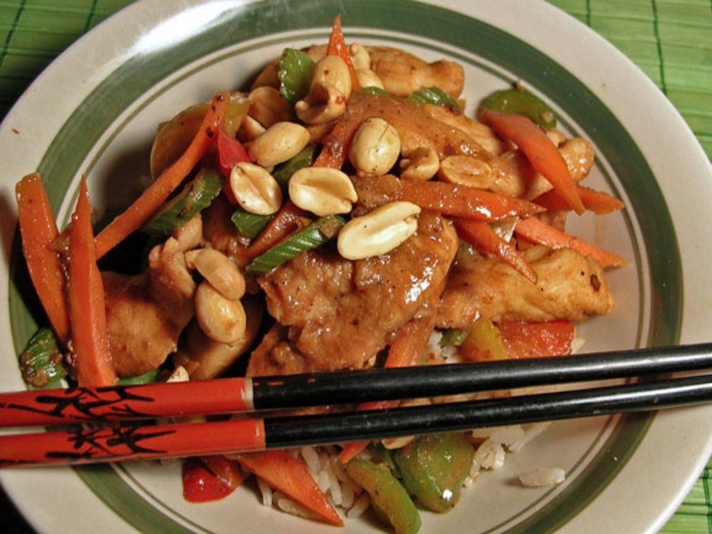 Schezuan Chicken with Peanuts