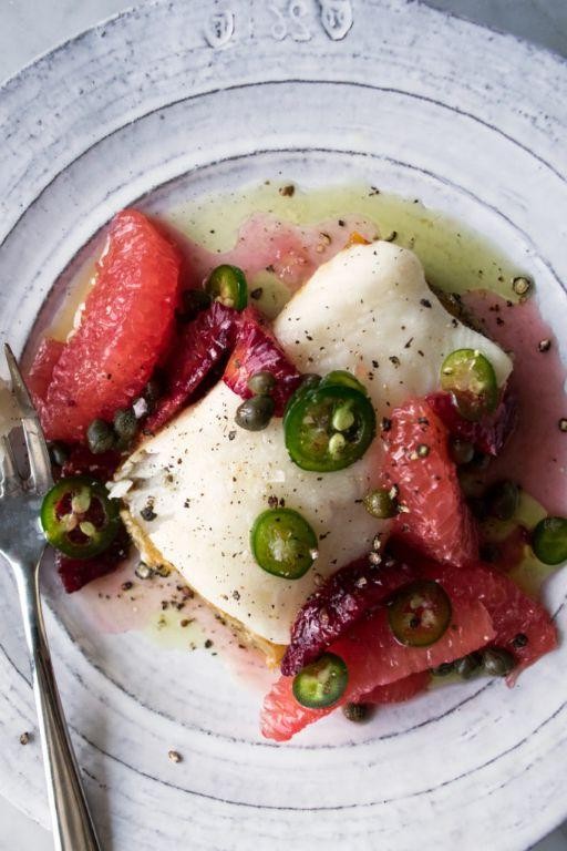 Sea Bass and Citrus Salad