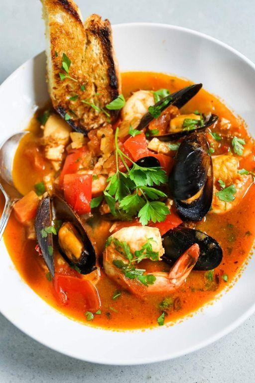 Seafood Wedding Soup with Shrimp