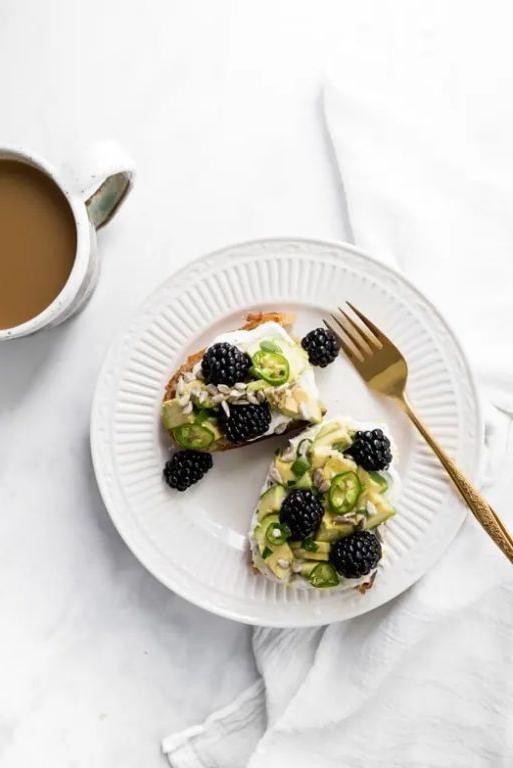 Serrano Pepper and Avocado Toast