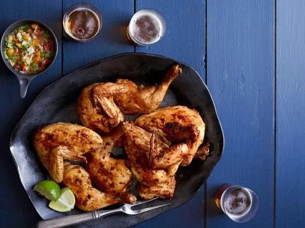 Serrano Pepper and Garlic Roasted Chicken