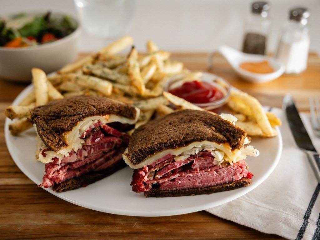 Shaved Beef Reuben Sandwich