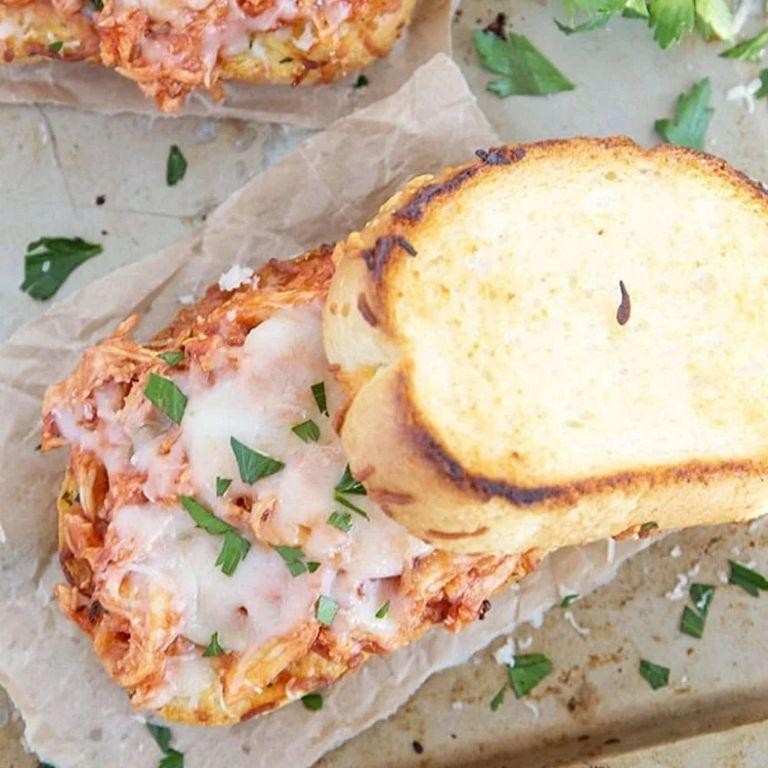 Shaved Chicken Parmesan Sandwich