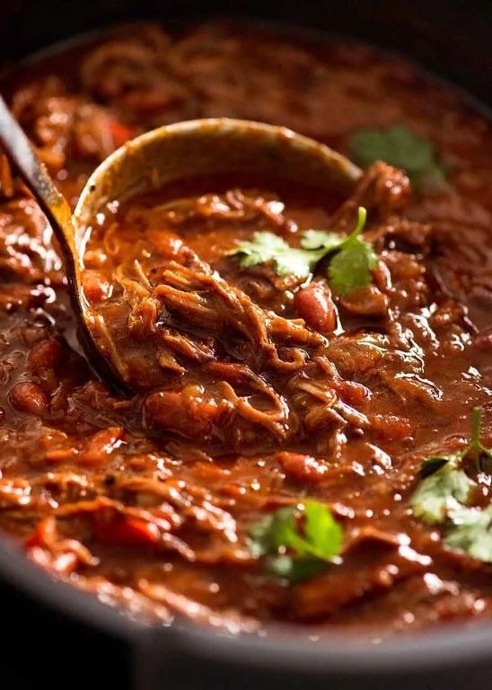 Shredded Beef Chili