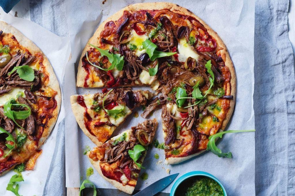 Shredded Beef Pizza