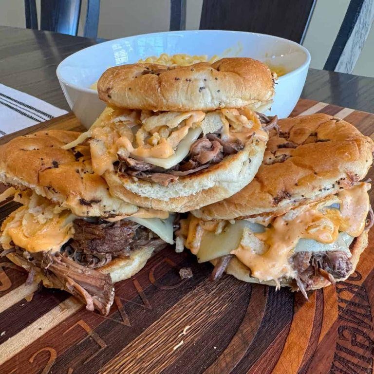 Shredded Beef Sandwiches