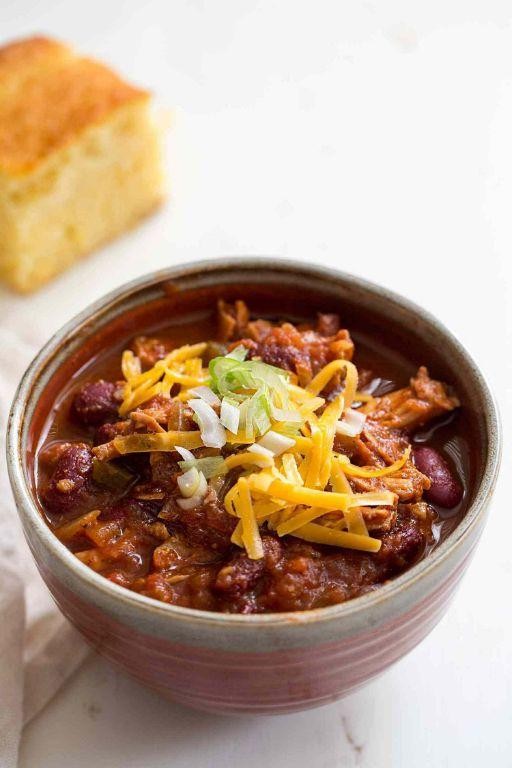 Shredded Turkey Chili